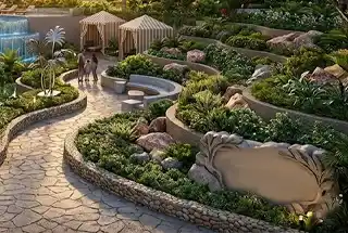 Landscaped Garden